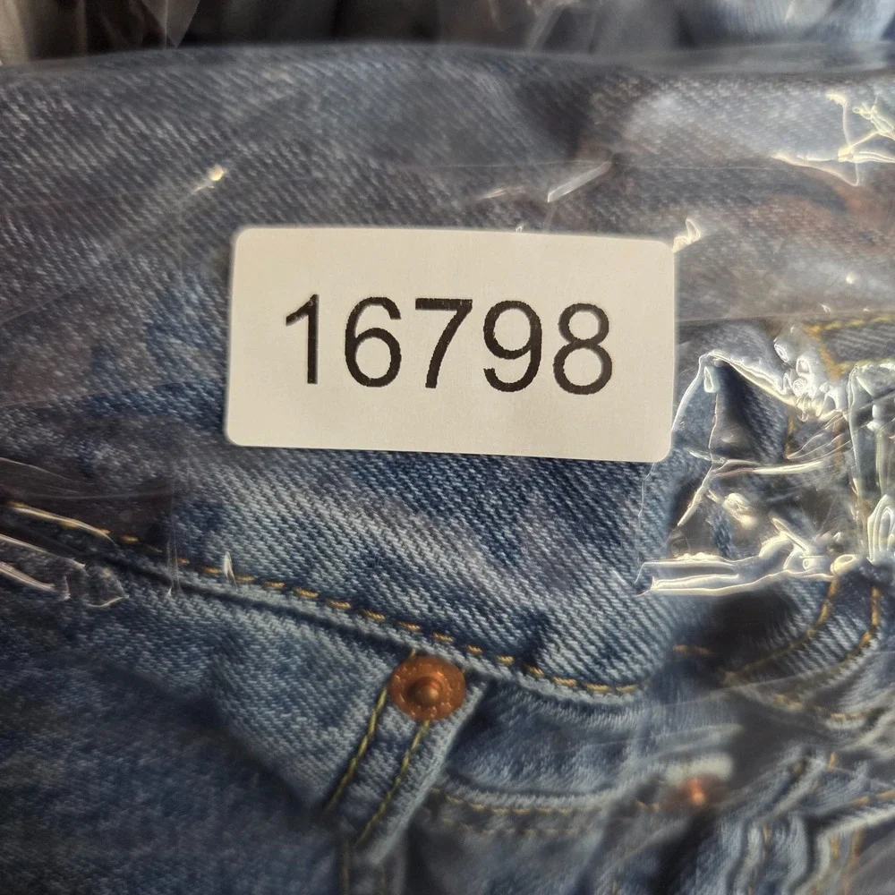 Levi's 505 Jeans Mens 38x32 Blue Denim Regular Fit 100% Cotton Straight Leg